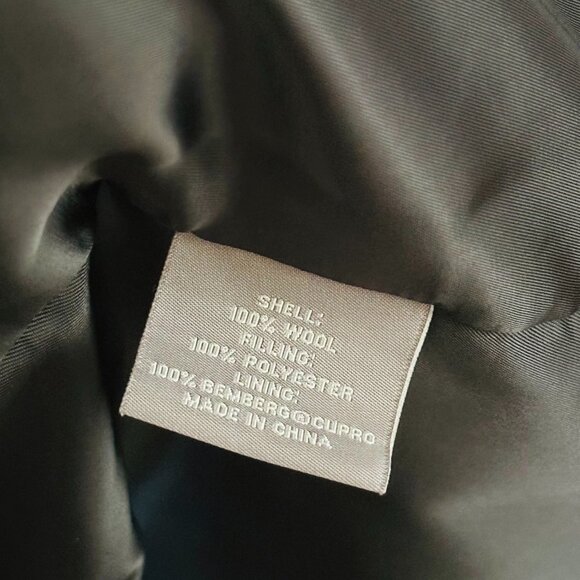 🧥NWOT🧥 Daniel Cremieux Signature Label Loro Piana Bib Wool Coat, M - Picture 7 of 12